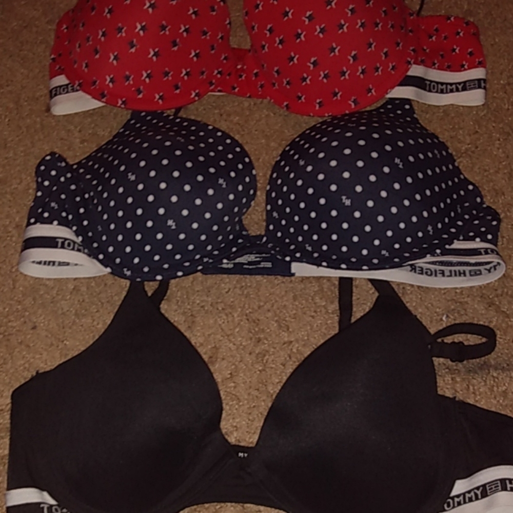3 size 34B Tommy Hilfiger push up bras